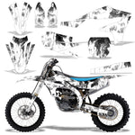 Yamaha YZ250F 2019-2023/YZ450F 2018-2022 4 Stroke Dirt Bike Motocross Graphic Decal Kit - Flames