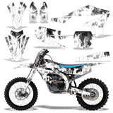 Yamaha YZ250F 2019-2023/YZ450F 2018-2022 4 Stroke Dirt Bike Motocross Graphic Decal Kit - Flames