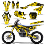 Yamaha YZ250F 2019-2023/YZ450F 2018-2022 4 Stroke Dirt Bike Motocross Graphic Decal Kit - Flames