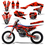Yamaha YZ250F 2019-2023/YZ450F 2018-2022 4 Stroke Dirt Bike Motocross Graphic Decal Kit - Reaper V2