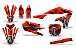Yamaha YZ250F 2019-2023/YZ450F 2018-2022 4 Stroke Dirt Bike Motocross Graphic Decal Kit - Reaper V2