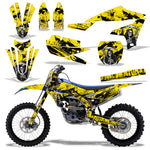 Yamaha YZ250F 2019-2023/YZ450F 2018-2022 4 Stroke Dirt Bike Motocross Graphic Decal Kit - Reaper V2