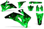 Yamaha YZ250F YZ450F 2006-2009 Dirt Bike Motocross Graphic Decal Kit - Flames
