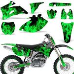 Yamaha YZ250F YZ450F 2006-2009 Dirt Bike Motocross Graphic Decal Kit - Flames