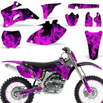 Yamaha YZ250F YZ450F 2006-2009 Dirt Bike Motocross Graphic Decal Kit - Flames