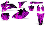Yamaha YZ250F YZ450F 2006-2009 Dirt Bike Motocross Graphic Decal Kit - Flames