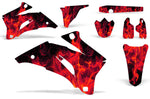 Yamaha YZ250F YZ450F 2006-2009 Dirt Bike Motocross Graphic Decal Kit - Flames