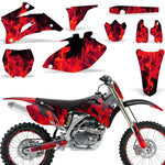 Yamaha YZ250F YZ450F 2006-2009 Dirt Bike Motocross Graphic Decal Kit - Flames
