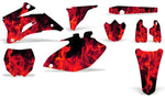 Yamaha YZ250F YZ450F 2006-2009 Dirt Bike Motocross Graphic Decal Kit - Flames