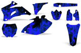 Yamaha YZ250F YZ450F 2006-2009 Dirt Bike Motocross Graphic Decal Kit - Flames