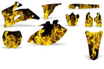 Yamaha YZ250F YZ450F 2006-2009 Dirt Bike Motocross Graphic Decal Kit - Flames